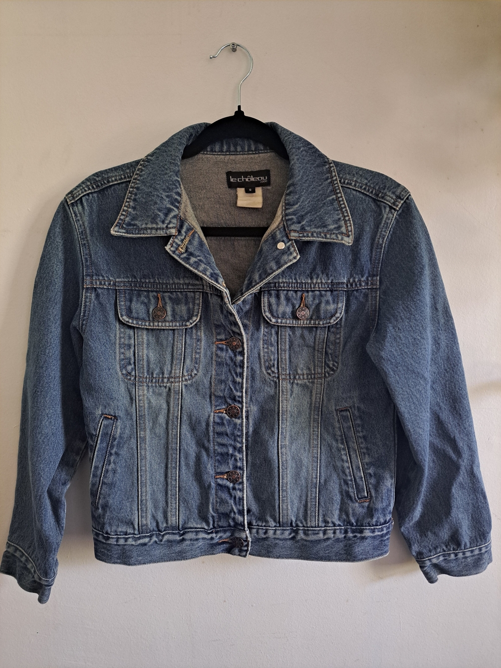 Le Château 2000 Vintage Denim Jacket Size S | Y2K | Blue Jean Jacket